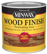 Minwax Wood Finish 223304444 Wood Stain, English Chestnut, Liquid, 0.5 pt, Can